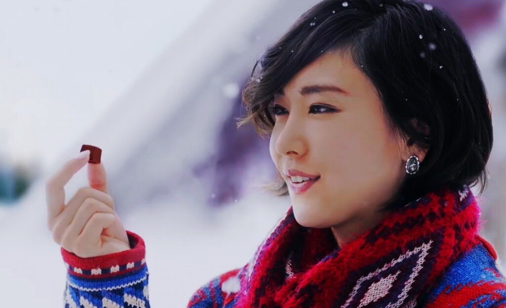 新垣結衣ガッキー メルティーキッス 出典：オリコンYouTubeチャンネル